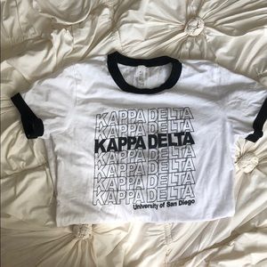 Kappa Delta Ringer Tee